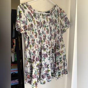 Torrid Peplum Floral Top 💐